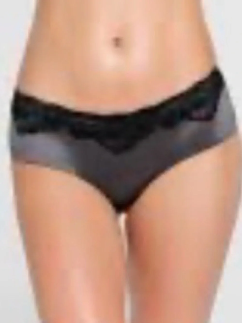 4 PIECE SET SKIMS Gunmetal/Black Stretch Satin & Lace Trim Swimwear Bikini!